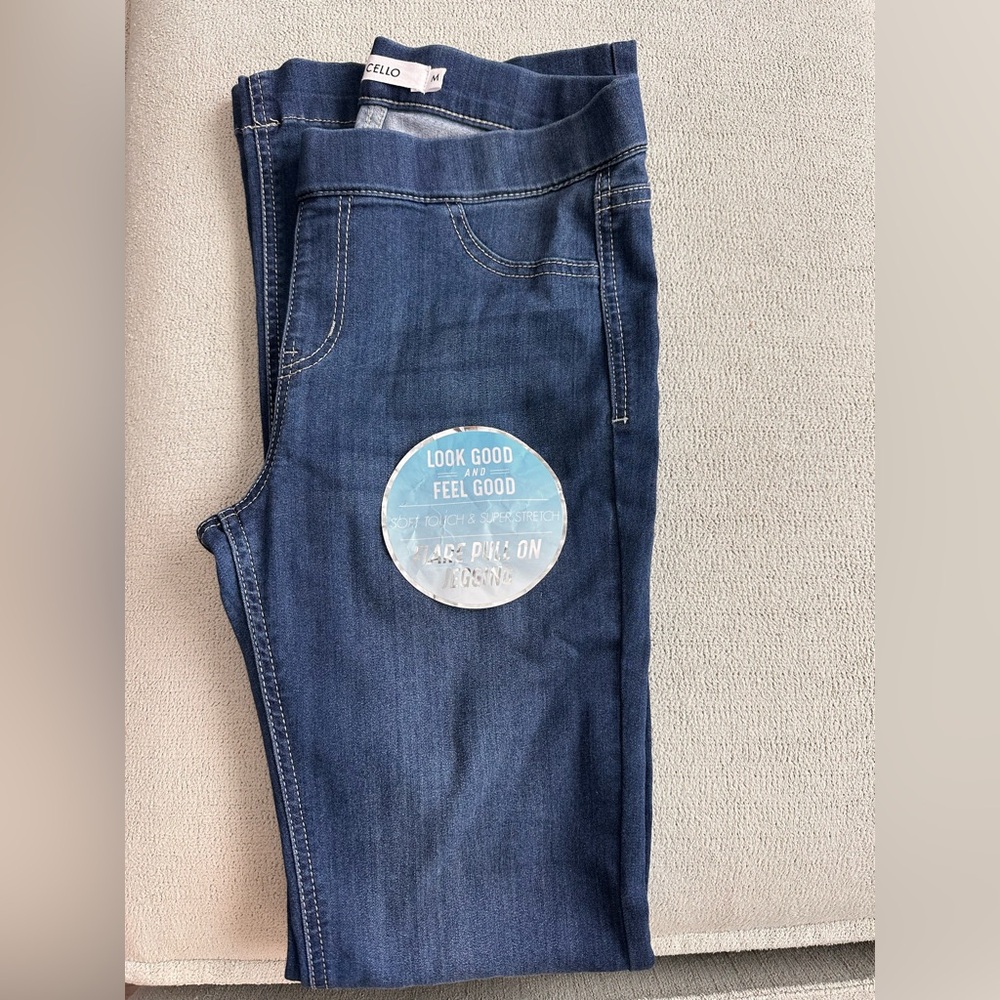 Cello Dark Blue Women's Bootcut stretch Jegging Jean